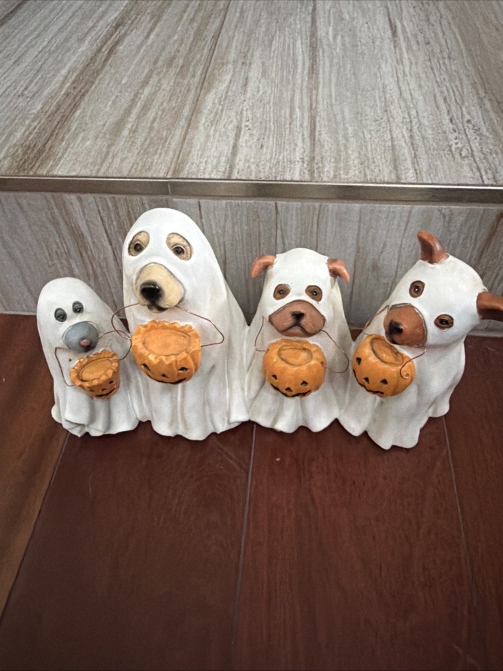 Dog Ghosts Trick or Treat Halloween Decor - Picture 4 of 5